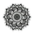thumbnail image 1 of Mandala Pretty Black Sunflower - 12" Vinyl Sticker Waterproof Decal, 1 of 1