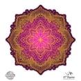 thumbnail image 1 of Mandala Purple - 5" Vinyl Sticker - For Car Laptop I-Pad - Waterproof Decal, 1 of 1