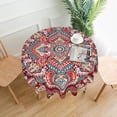 thumbnail image 1 of Mandala Round Tablecloth 60 Inch Waterproof Tablecloths Boho Table Cloth Decorative for Picnic Party Holiday Home Indoor Outdoor, 1 of 6