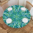 thumbnail image 1 of Mandala Round Tablecloth Waterproof Elastic Dining Table Decoration Accessories Boho Style Home Kitchen Dining Room Decoration, 1 of 7