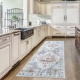 thumbnail image 1 of Mandala Rug Runners 2x6 for Hallways, Bedrooms, and Floor - Durable 2 x 6 Runner Rug Non Slip Washable Polyester Material Modern Home Rugs for Farmhouse, Living Room & Kitchen, 1 of 4