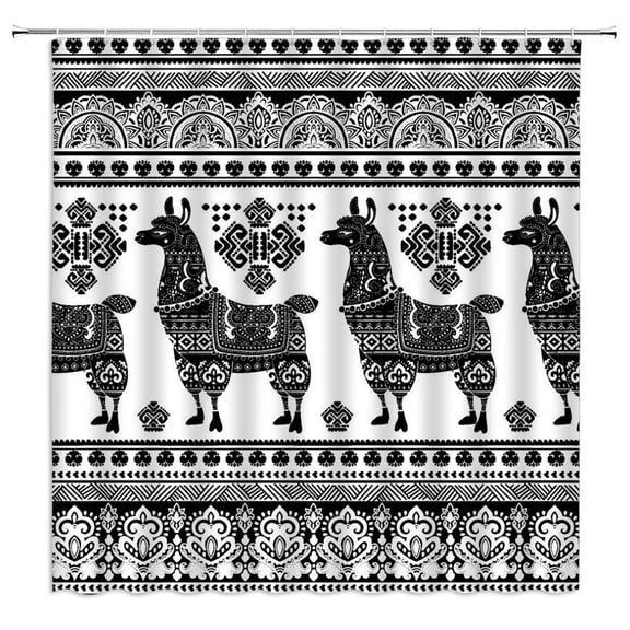 Mandala Shower Curtain 3D Print Bohemian style Bathroom Curtain Frabic Waterproo