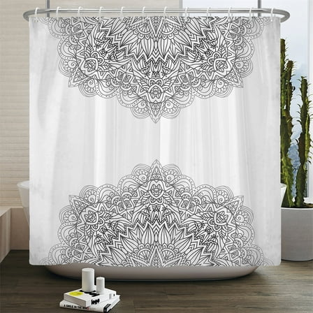 Mandala Shower Curtain 3D Print Bohemian style Bathroom Curtain Frabic Waterproo