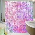 thumbnail image 1 of Mandala Shower Curtain Waterproof Floral Bohemian Bath Accessories for Bathroom Waterproof Fabric Shower Curtain, 1 of 5