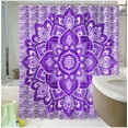 thumbnail image 1 of Mandala Shower Curtain Waterproof Floral Bohemian Bath Accessories for Bathroom Waterproof Fabric Shower Curtain, 1 of 5