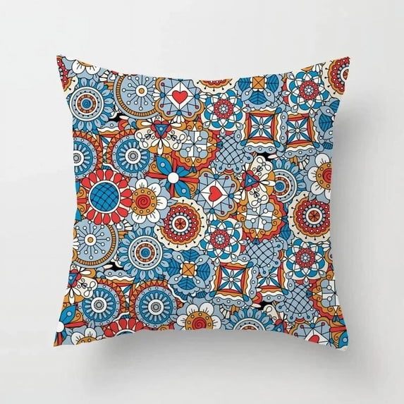 Mandala Sofa Pillowcase Cushion Cover Bed Home Living Room Car Office