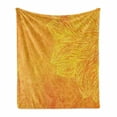 thumbnail image 1 of Mandala Soft Flannel Fleece Blanket, Old-Fashion Tribal Grunge Motifs Nature Theme with Unique Floral Lines Traditional Art, Cozy Plush for Indoor and Outdoor Use, 60" x 80", Orange, by Ambesonne, 1 of 6