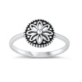 thumbnail image 1 of Mandala Spiritual Guidance Ring .925 Solid Sterling Silver Band Jewelry Female Male Unisex Size 8, 1 of 4