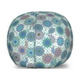 thumbnail image 1 of Mandala Storage Toy Bag Chair, Moroccan Style Classical Universe, Stuffed Animal Organizer Washable Bag, Large Size, Persian Blue Turquoise, by Ambesonne, 1 of 3