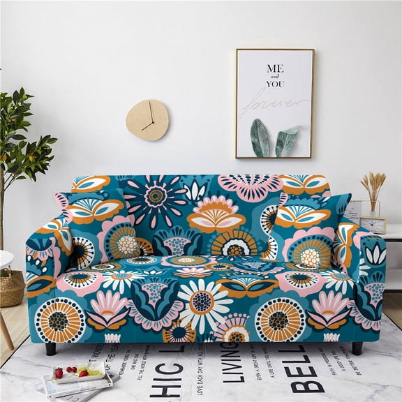Mandala Stretch Sofa Slipcovers Bohemia Elastic Sofa Cover for Living Room Couch Cover Cushion Cover 1/2/3/4 Seat Housse Canapé