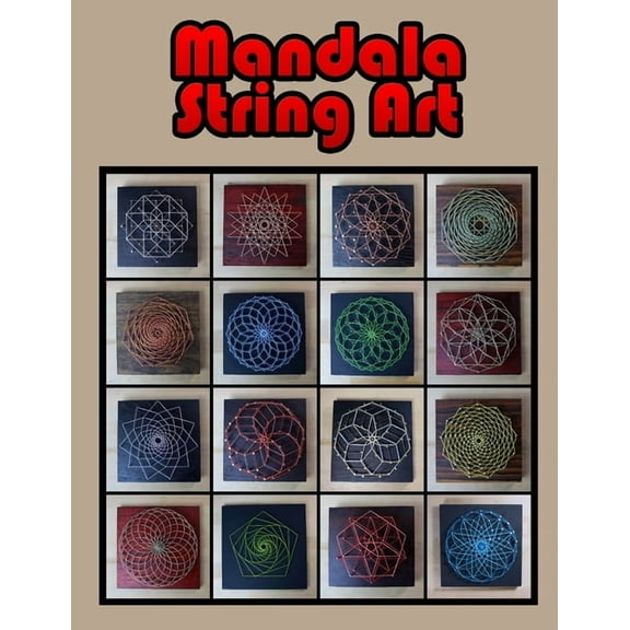 Mandala String Art, (Paperback)