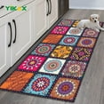 thumbnail image 1 of Mandala Style Flower Series Carpet for Living Room Bedroom Rugs Decorative Doormat Kitchen Bathroom Non-slip Floor Mats Area Rug, 1 of 6