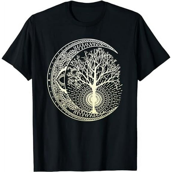Mandala T-Shirt Tree of Life Tattoo Style Shirt T-Shirt