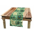 thumbnail image 1 of Mandala Table Runner, Moroccan Culture Theme Traditional Nature Garden Inspired Round Motifs, Dining Room Kitchen Rectangular Runner, 3 Sizes, by Ambesonne, 1 of 2