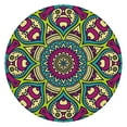 thumbnail image 1 of Mandala Tablecloth Abstract Mandala Design Waterproof Round Cover with Elastic Edges and Back for Spiritual and Anxiety Relief, 1 of 1