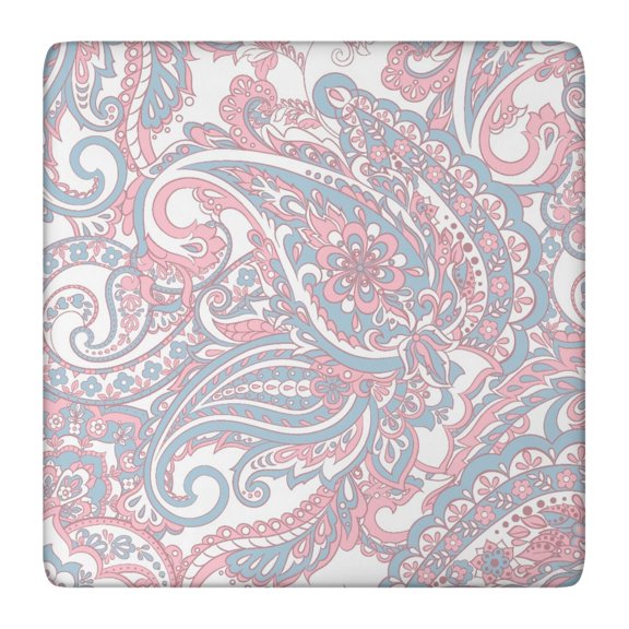 Mandala Tablecloth Abstract Ornamental Mandala Waterproof Squre Cover with Elastic Edges and Back for Meditation Space
