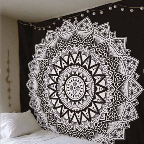 Mandala Tapestry Bohemian Hippie Wall Hanging Tapestry Bedspread Dorm Decor