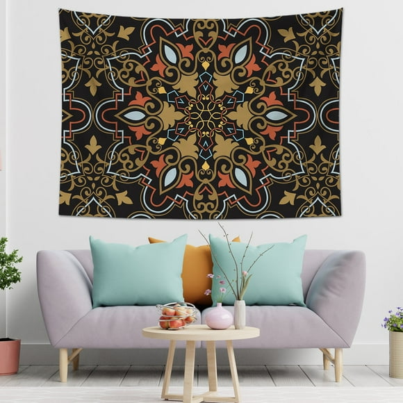Mandala Tapestry Hippie Tapestry Vintage Tapestry Medieval Tapestry Red Tapestry Tapestries Wall Hanging for Home Bedroom Decor