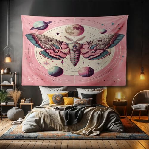 Mandala Tapestry Leafy Fantasy World Mushrooms and Ethno Floral Circles