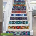 thumbnail image 2 of Gunmetal Grey Glitter Fabric Stair Decal - 7 Inch Wide Staircase Riser Roll 2 of 6