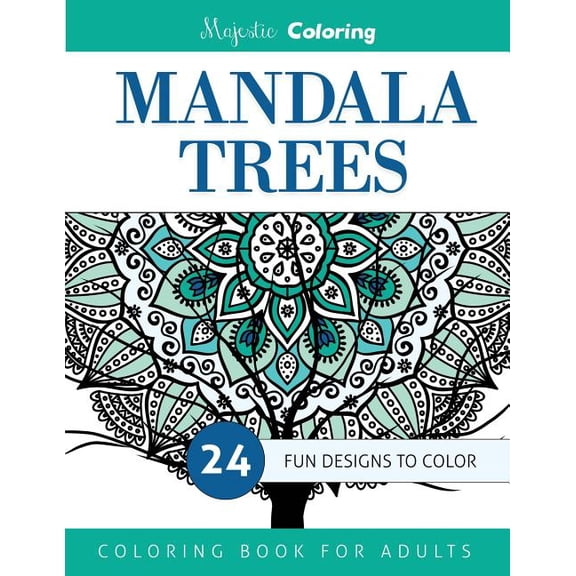 Mandala Trees Coloring Book for Grown-Ups (Paperback)