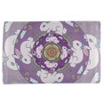 thumbnail image 1 of Mandala Trippy Stained Glass Easter Bunny All Over Hand Towel, 1 of 1