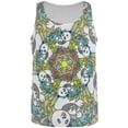 thumbnail image 1 of Mandala Trippy Stained Glass Panda All Over Mens Tank Top Multi LG, 1 of 2