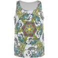 thumbnail image 1 of Mandala Trippy Stained Glass Panda All Over Mens Tank Top Multi X-LG, 1 of 2