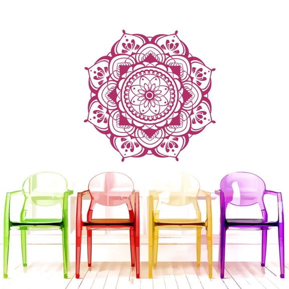 Mandala Wall Decals Bedroom Boho Decor for Home Yoga Studio Stickers