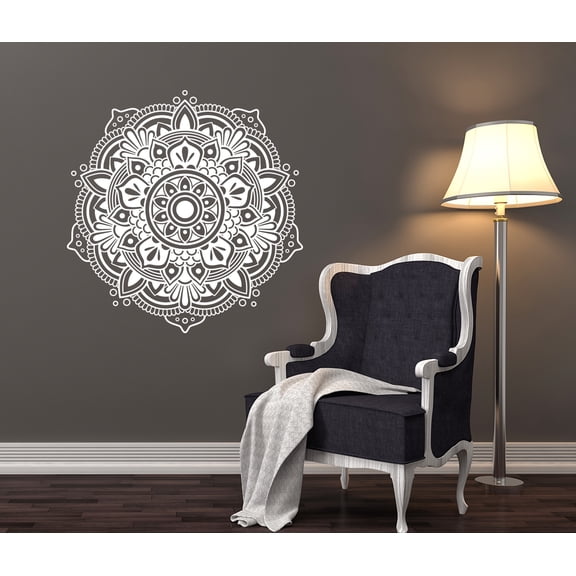 Mandala Wall Decals Bedroom Yoga Vinyl Sticker Marrocan Pattern