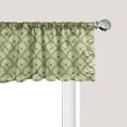 thumbnail image 1 of Mandala Window Valance, Folkloric Geometric Circles Pattern Flowers Far Eastern Yoga Tradition, Curtain Valance for Kitchen Bedroom with Rod Pocket, 54" X 18", Pale Olive Green Ivory, by Ambesonne, 1 of 3