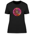 thumbnail image 1 of Mandala With Cool Art T-Shirt Women -Image by Shutterstock, Female Small, 1 of 2
