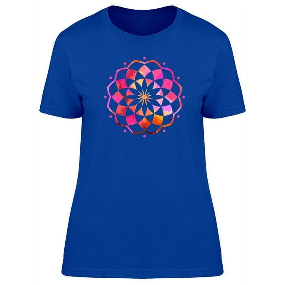 Mandala With Cool Textures T-Shirt Women -Image by Shutterstock, Female Small