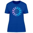 thumbnail image 1 of Mandala With Sacred Design T-Shirt Women -Image by Shutterstock, Female x-Large, 1 of 2