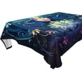 thumbnail image 1 of Mandala Woma Rectangle Tablecloth Waterproof Polyester Table Clothative Stain Resistant & Wrinkle Resistant Washable Table Cover for Dining Table/Party/Camping 60x60 Inch Decor Gift, 1 of 7