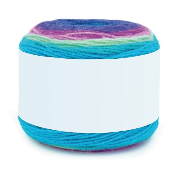 Mandala Yarn Troll Multicolor Acrylic Yarn for Knitting Crocheting, 100% Acrylic Light Weight Yarn, 5.3oz 590yds, Stripe Effect Craft Yarn, Multicolor