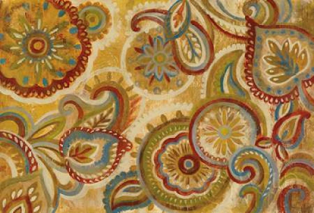 Mandala and Paisley Canvas Art - Silvia Vassileva (20 x 28)