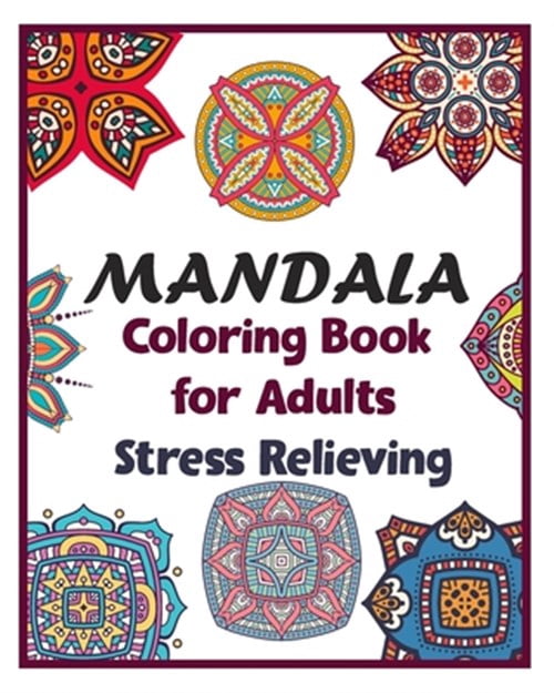 Pre-Owned Mandala coloring book for adults stress relieving: 100 ...