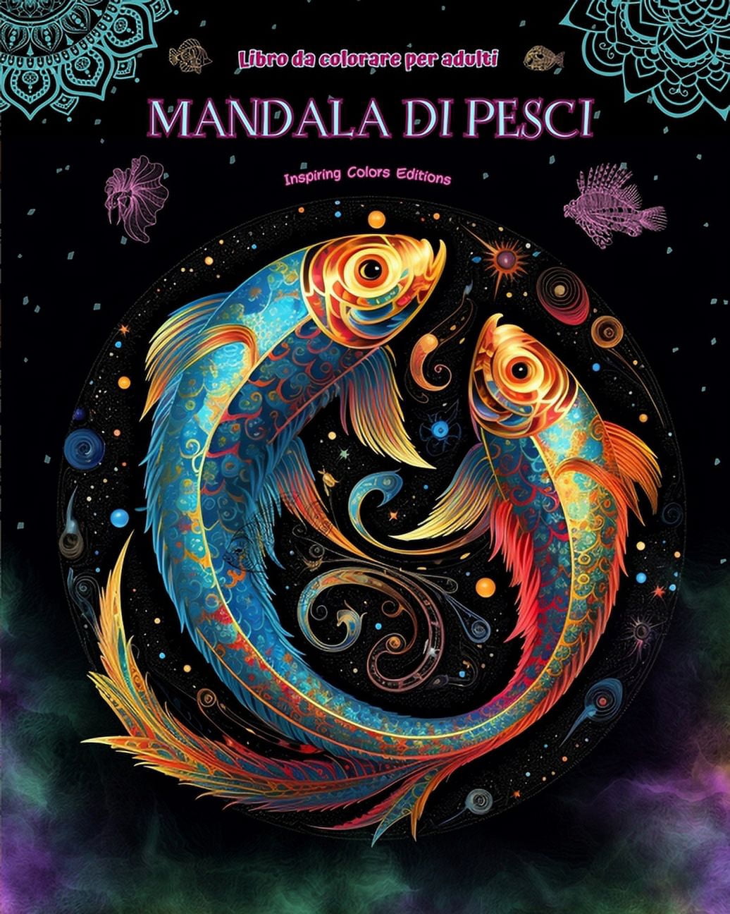 ColorIt Libro Da Colorare Mandala Per Adulti - 50 Disegni Originali, Copertina Rigida, Spirale, Carta 90g/m², Antistress