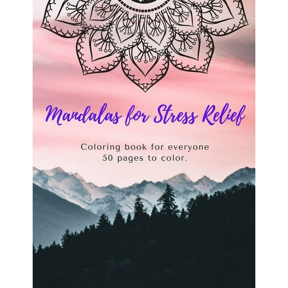 Mandala for stress-relief coloring book for everyone (Paperback)