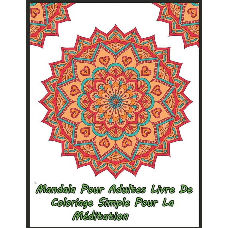 Colorya Livre de Coloriage pour Adulte - A4 - Mandalas a Colorier