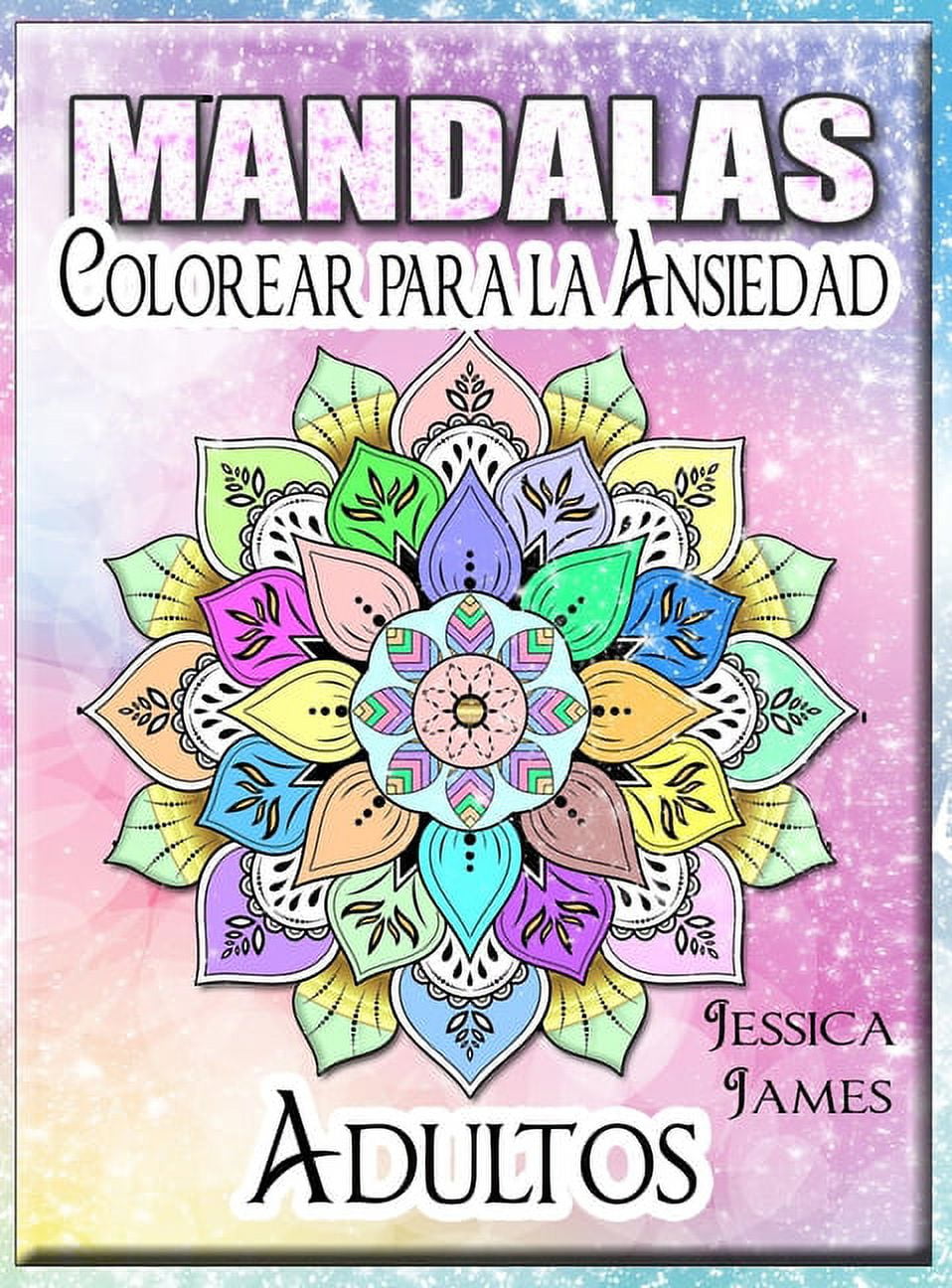 El libro para Colorear de Adultos con Animales - Mandalas para Reducir el  Estrés y Calmar la Ansiedad: Libro para Colorear de Adultos con Mandalas de