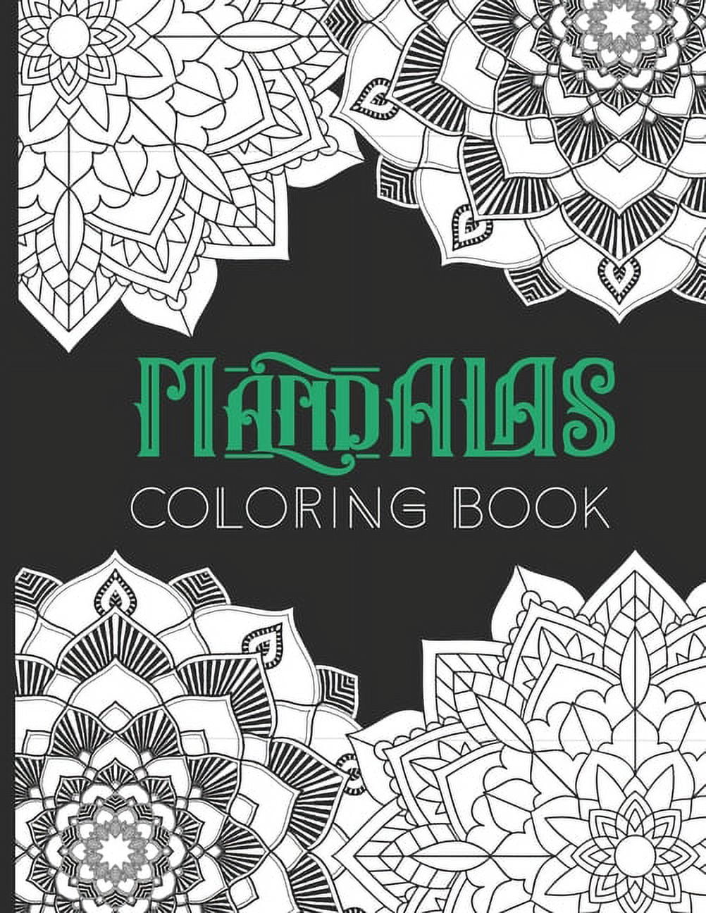 Mandalas Coloring Book: An Adults and kids Coloring Book With Simple ...