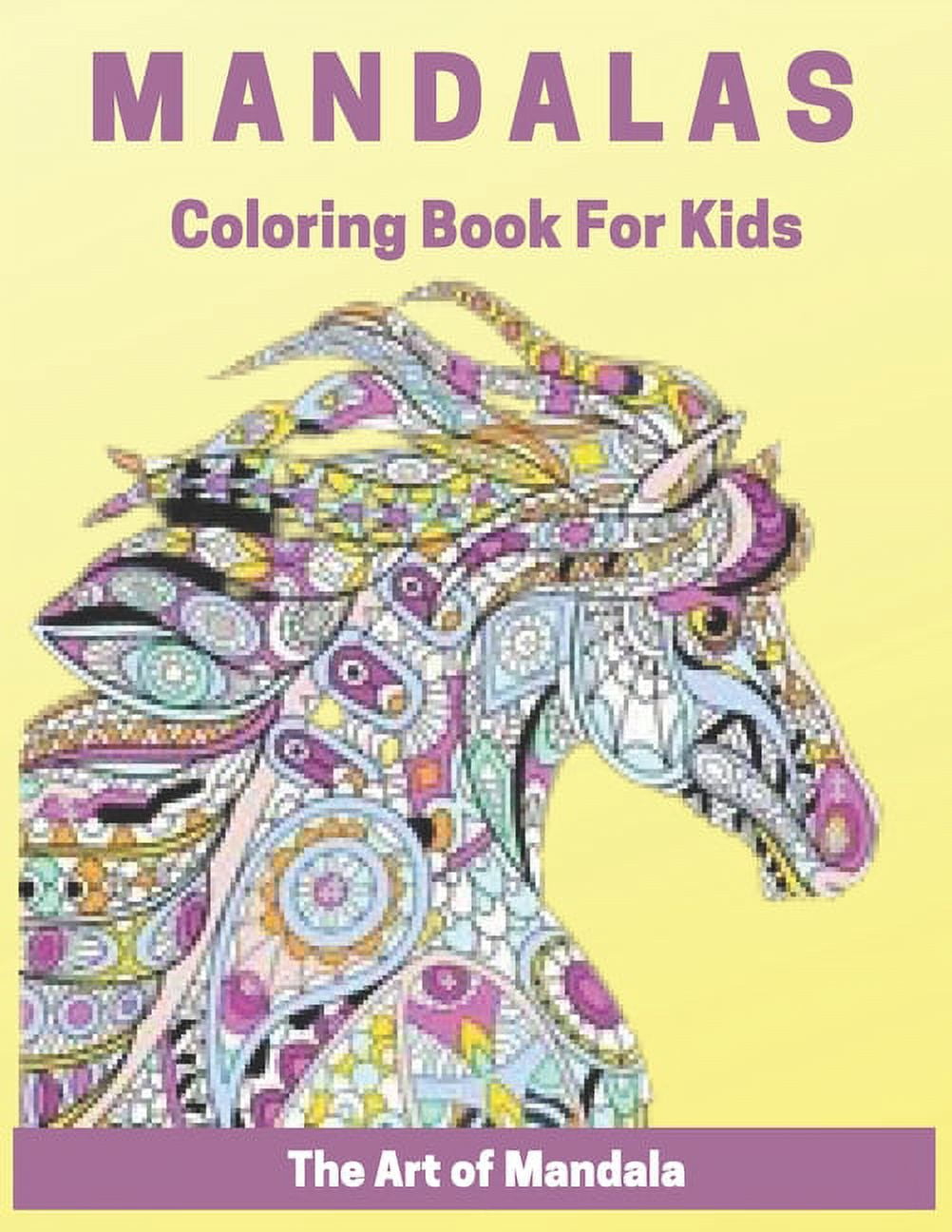 Mandala Adult Coloring Books by Colorya - A4 Size - Mandalas