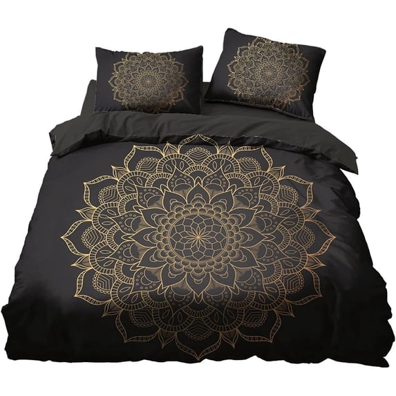 Mandalas Duvet Cover Set,Bedding Set for Kids and Adult, Home Decor, Full Size
