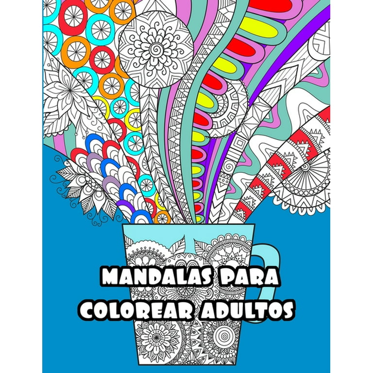 Libro antiestrés para colorear Mandalas y Patrones: 80 dibujos antiestrés  para pintar, Libro de colorear adultos para relajarse con mandalas y  formas , Arteterapia adultos by Ok Cuadernos