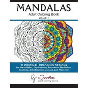 Mandalas, Volume 1 Adult Coloring Book, Paperback