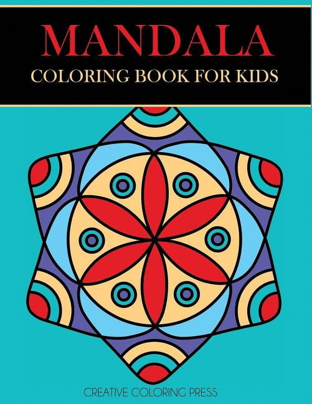 Mandalas for Beginners Mandala Coloring Book for Kids, (Paperback ...