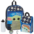 thumbnail image 1 of Mandalorian 16" Backpack 5pc Set with Lunch Kit, Bottle, Keychain & Carabiner, 1 of 4