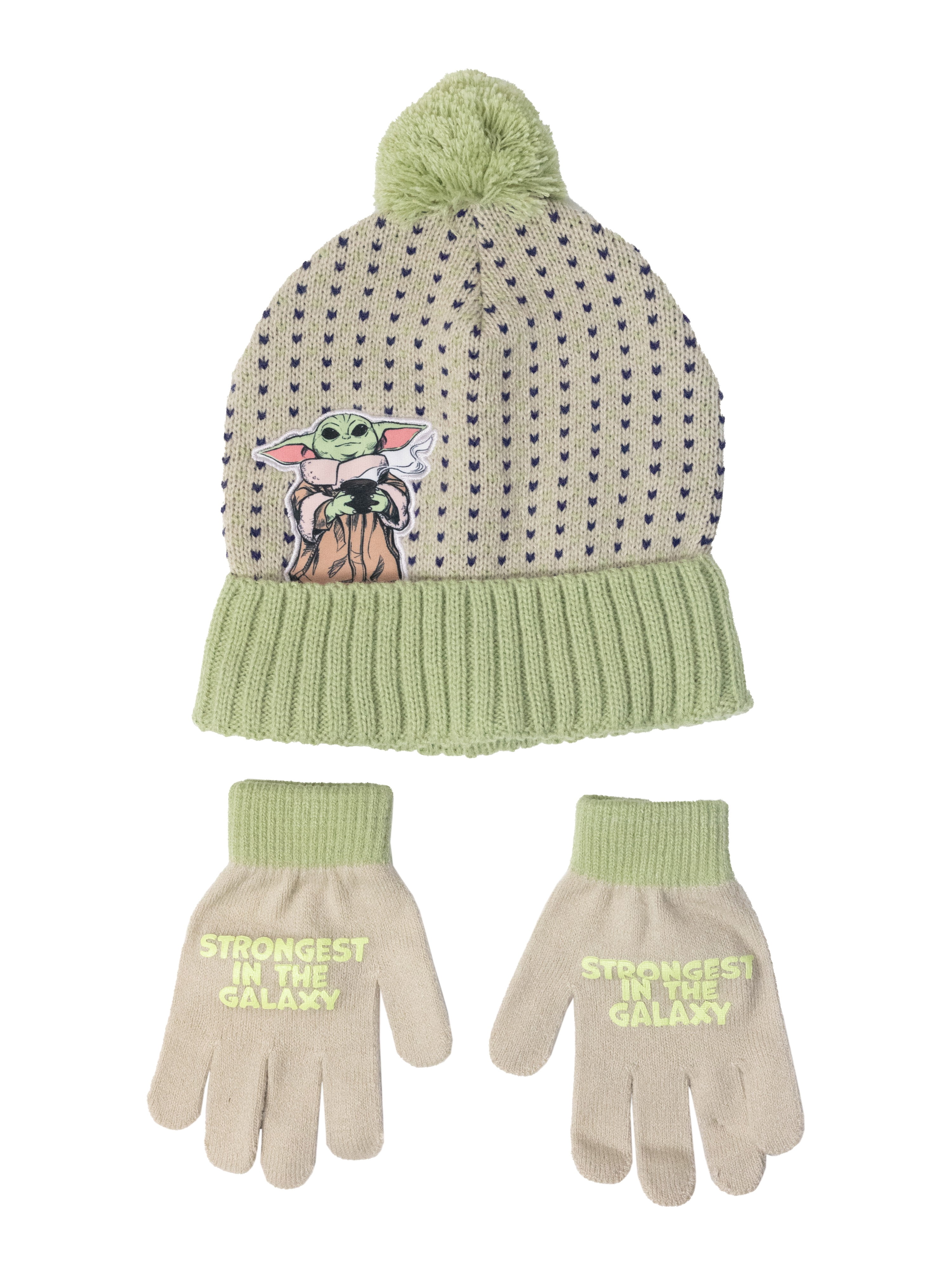 Mandalorian Boys Beanie Hat and Glove Set